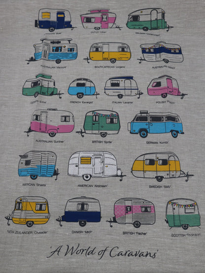 Tea Towel | The Iconic Collection | A World of Caravans