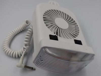 FAN/ LIGHT COMBO W/8' CORD WHITE