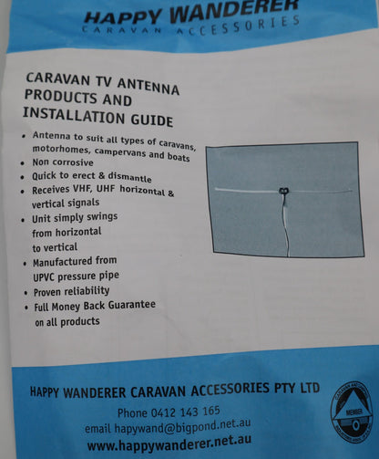 Happy Wanderer Multi Fit Antenna T Bar. HW-M/F