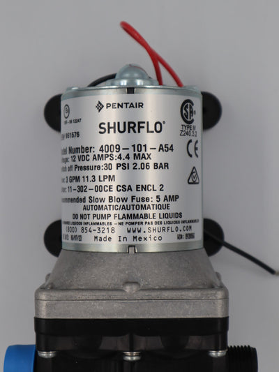 Shurflo 30PSI 12V Pump Bulk. 4009-101-A54