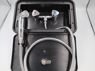 EXTERNAL SHOWER BOX BLACK WB1B WATERMARK
