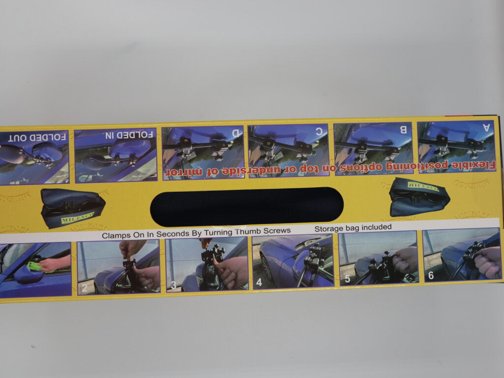 Milenco Aero 4 XXL Wide Convex Mirror (Twin Pack).  MIL2899