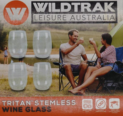 Wildtrak STEMLESS WINE GLASS 4 PACK