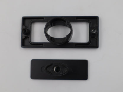 PUSH LOCK SQUARE FRAME - BLACK