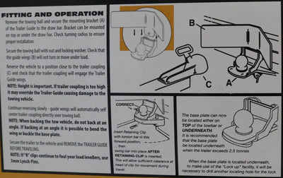 Couple-Mate Reversing Hitch Aid. CM001